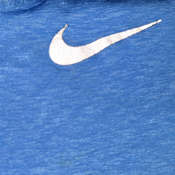 1 Nike Blue Athletic Tank Top Sleeveless Performance - Picture 3 of 5
